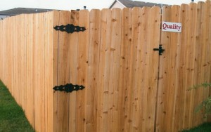 6 foot wood fencing, privacy fence